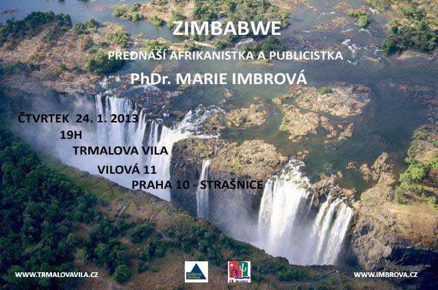 Cestovatelský večer 24.1. - Zimbabwe