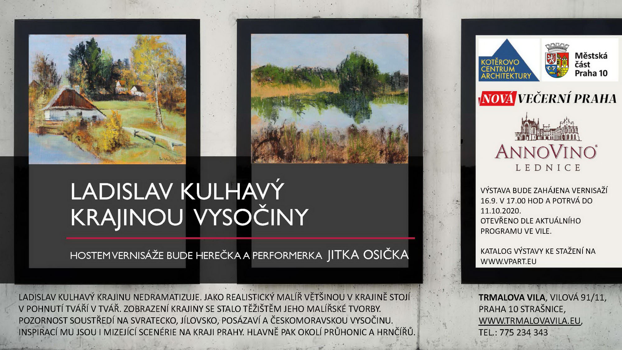 Krajina Vysočiny v obrazech Ladislava Kulhavého