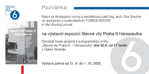 Dernisáž výstavní expozice Slavné vily Praha 6 Hanspaulka