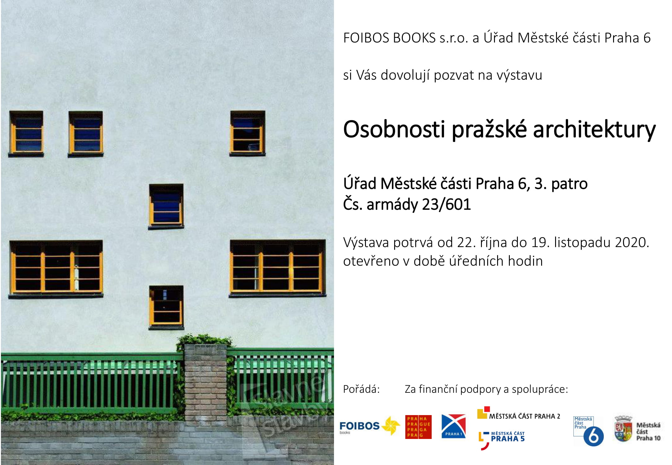 Výstava Osobnosti pražské architektury